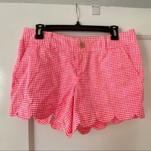 Lilly Pulitzer plaid buttercup shorts